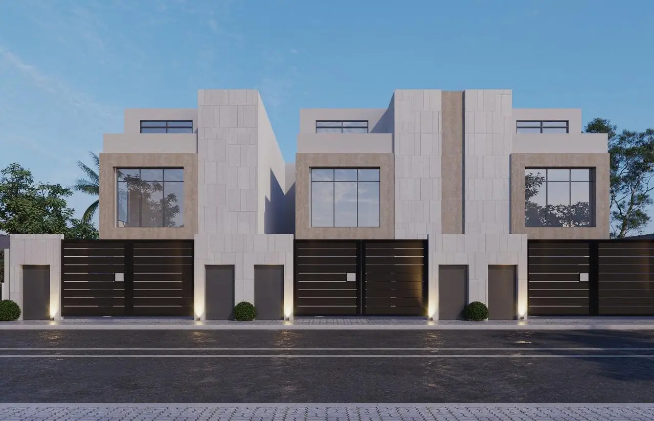 ثلاث فلل سكنية – حي النرجس